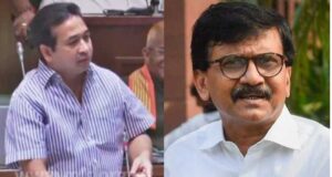 अर्थसंकल्पीय अधिवेशनात भाजपाचे आमदार नितेश राणे यांची संजय राऊत यांच्यावर एकेरी भाषेत टीका .