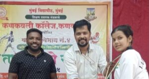 कोकण विभाग तायक्वॉंदो स्पर्धेत शितल आचरेकरने मिळवले रौप्य पदक!
