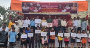 अक्कलकोट मध्ये थ्रोबॉल व सॉफ्टफुटबॉल राज्य स्पर्धेचे थाटात उदघाटन…!