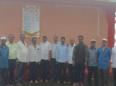 आंबोलीत श्री देवी माऊली गावडे वस भजन मंडळाच्या नामफलकाचे अनावरण