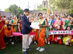 पलावा योग परिवार आयोजित नारी इन सारी मॅरेथान स्पर्धा उत्साहात संपन्न!